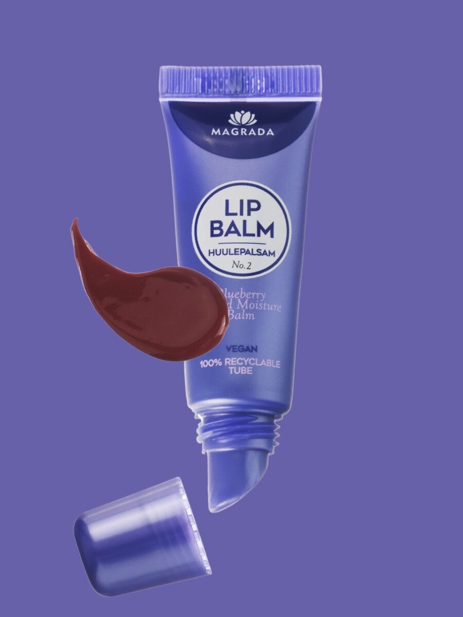 Färgat Läppbalsam - Blueberry