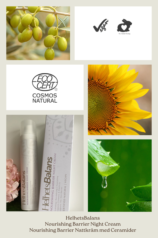 Nourishing Barrier Nattkräm med Ceramider - EcoCert COSMOS